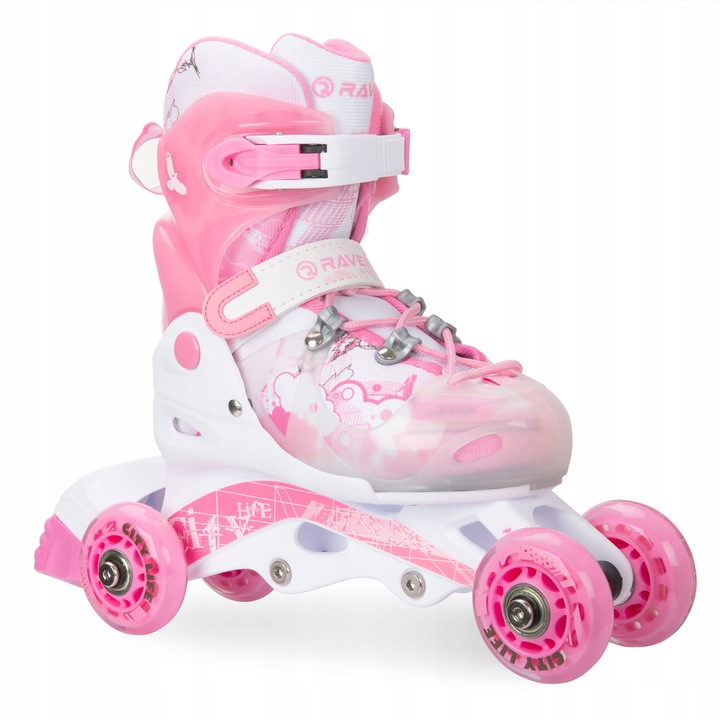 Regulowane Rolko-Wrotki 3w1 RAVEN Princess 34-37