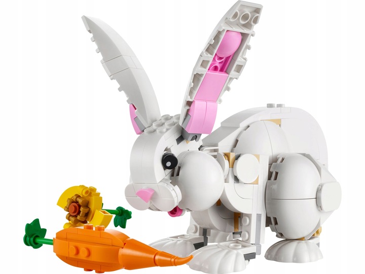 LEGO Jednorożec 31140 + Biały Królik 31133 Creator 3w1 ZWIERZĘTA Paw 3 w 1