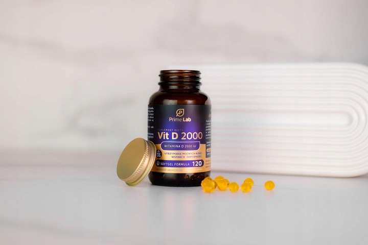 VIT D 2000 - WITAMINA D 2000 IU: 120 kapsułek żelowych