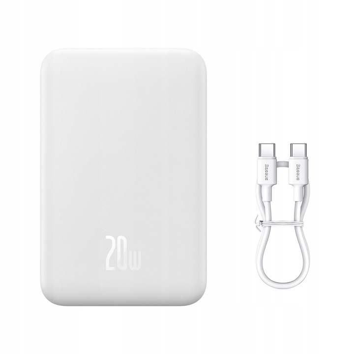 BASEUS POWER BANK 20000mah PD 20W USB-C TYP-C MAGSAFE ŁADOWANIE INDUKCYJNE