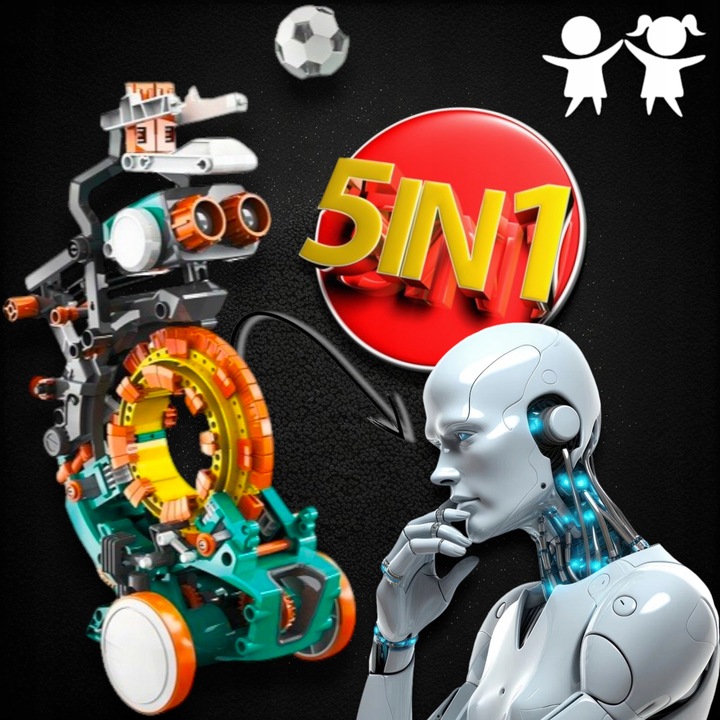 Robot Kodujący 5w1 kreatywna zabawka edukacyjna PREZENT DLA CHŁOPCA