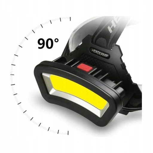 Czołówka 1000Lm akumulator 2400mAh LED COB czołowa latarka lampka lampa