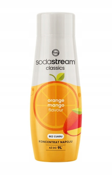 Zestaw Syrop koncentrat SodaStream ORANGE MANGO 6x440 ml + Torba GRATIS
