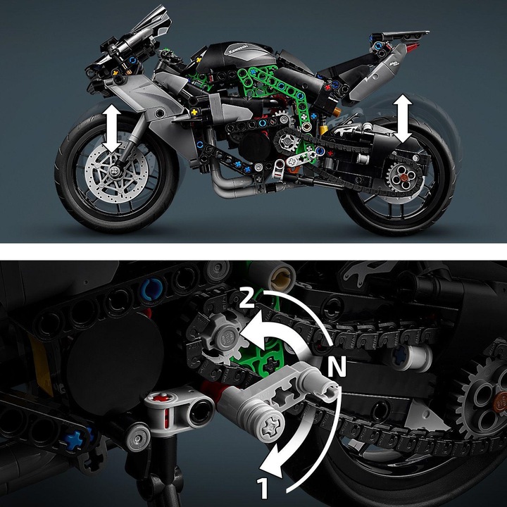 LEGO Technic Motocykl Kawasaki Ninja H2R 42170