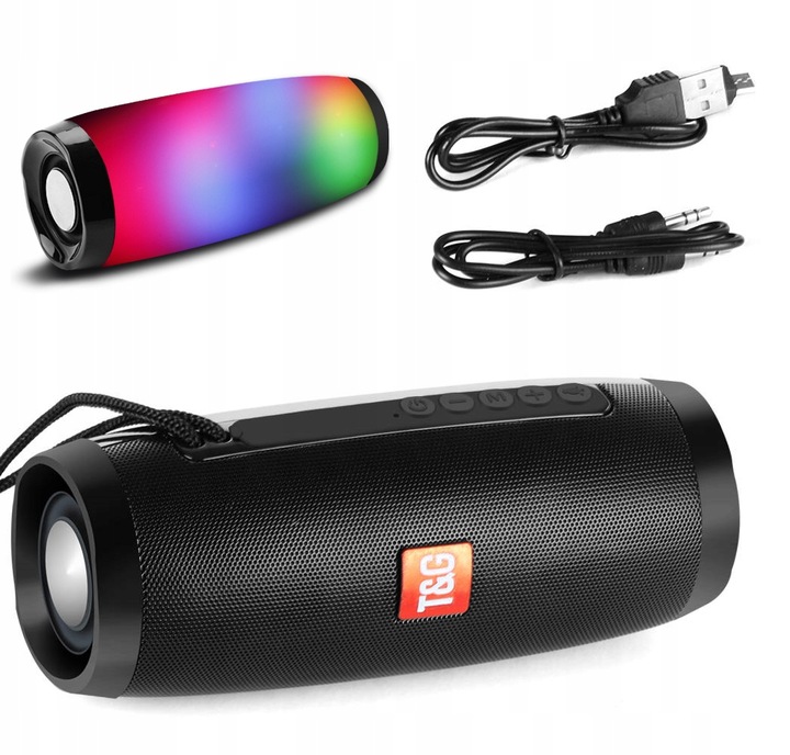 Głośnik Bluetooth BOOMBOX Mobilny USB RADIO LED MP3 Bezprzewodowy Przenośny