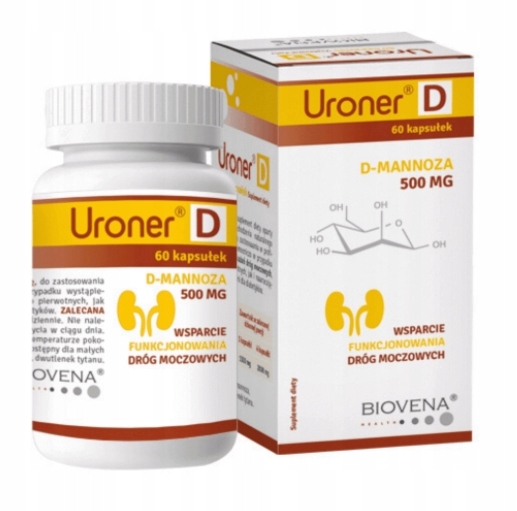 Uroner D, 60 kapsułek