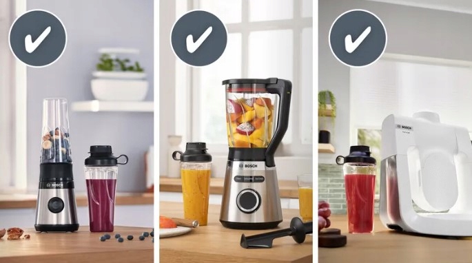 Butelka to go bottle Bosch MMZBTK1B 800ml Do robotów kuchennych i blenderów