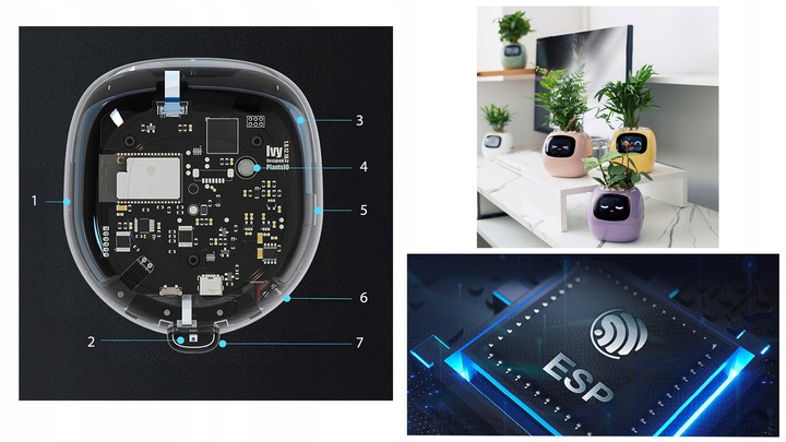 Inteligentna doniczka IVY SMART PLANTER osłonka na donicę PLANTSIO RÓŻOWA