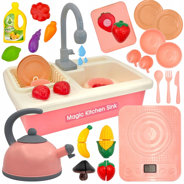 ZLEWOZMYWAK KUCHNIA KRAN FUNKCJA PUSZCZANIA WODY ZLEW MYCIA NACZYŃ WOOPIE