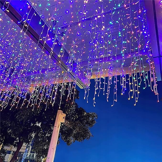 SOPLE 500 LED ZEWNĘTRZNE ŚWIATEŁKA LAMPKI KURTYNA ŚWIETLNA PROGRAMATOR IP44