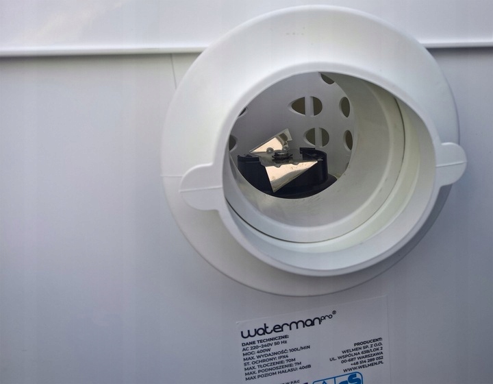 POMPA ROZDRABNIACZ WC PRZEPOMPOWNIA MŁYNEK WATERMANPRO GORĄCA WODA