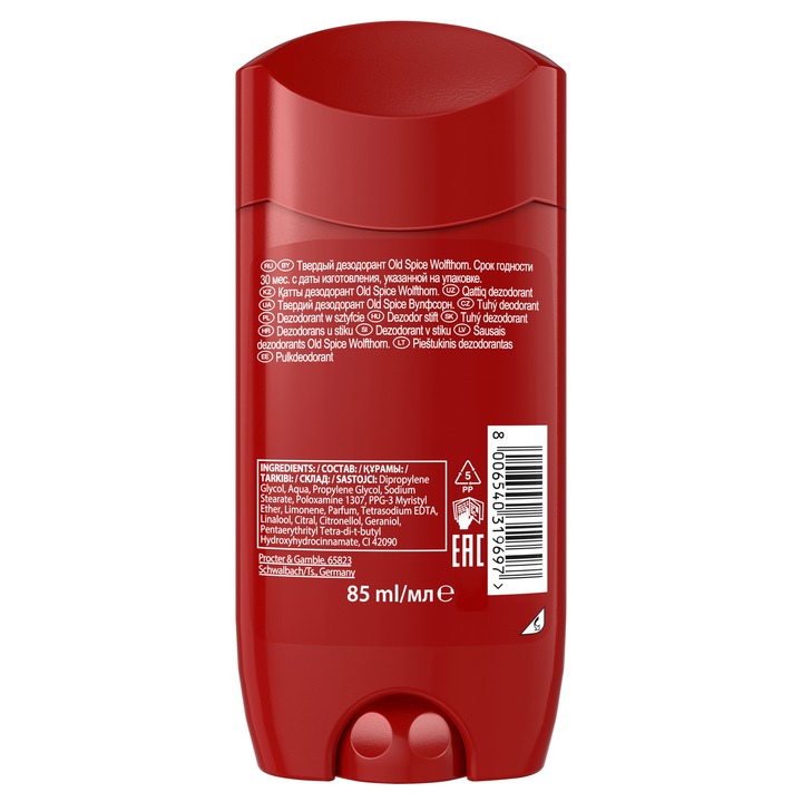 Old Spice Wolfthorn Dezodorant sztyft 6x85 ml