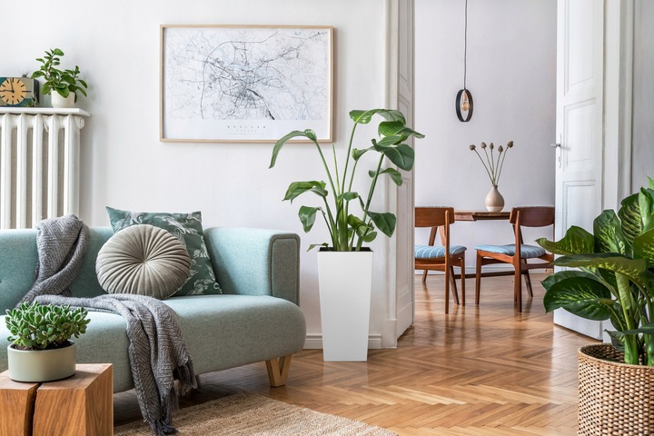 ZESTAW 3X DONICZKI DONICE BIAŁE MATOWE OGRODOWE KWIETNIK STOJĄCY Z WKŁADAMI