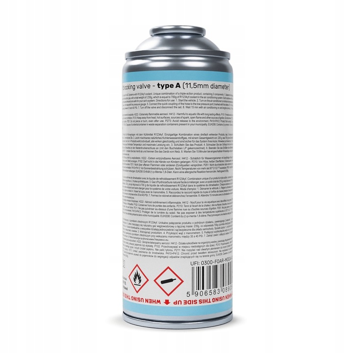 ZESTAW DO NABIJANIA Klimatyzacji 3w1 Czynnik R1234yf Olej Uszczelniacz +40%