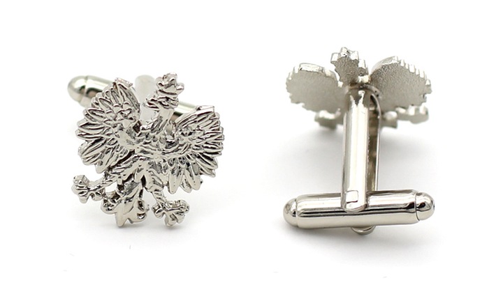 ORZEŁ POLSKI SPINKI DO MANKIETÓW z etui