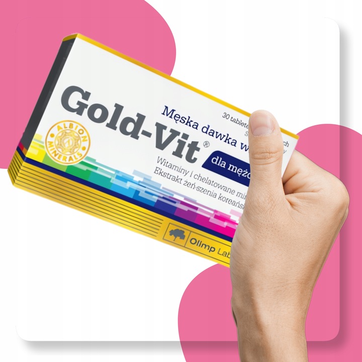 Multiwitamina DLA MĘŻCZYZN Olimp Gold Vit 30 tabletek suplement diety