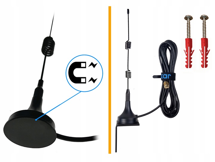 ANTENA DO BRAMY ZWIĘKSZAJĄCA ZASIĘG PILOTA 433MHZ UNIWERSALNA GARAŻU BRAM