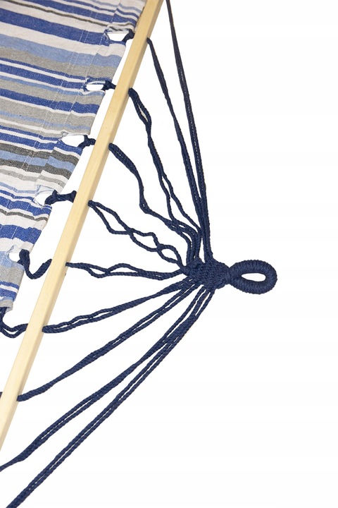 Płótno Do Hamaka Niebieskie 100x200 cm do Ogrodu Dekoracja Relaks Hamak