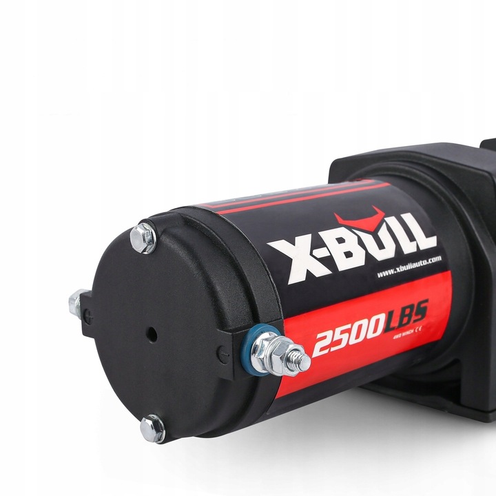 WYCIĄGARKA ELEKTRYCZNA DO QUADA X-BULL 2500 WCIĄGARKA 12V PŁUG 1,1 TON ATV
