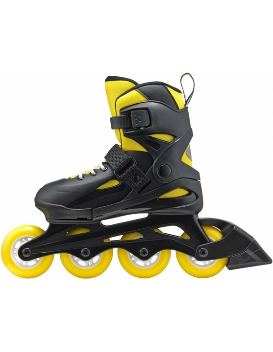 ROLLERBLADE fury rolki regulowane młodzieżowe czarne/żółte