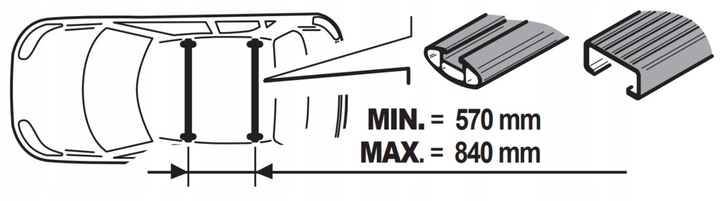Box dachowy bagażnik Inter Pack Stella 440 czarny mat