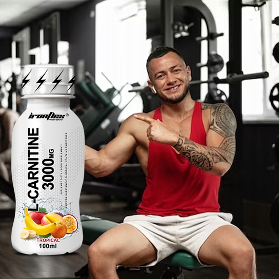 IRONFLEX L-CARNITINE 12 x 100 ml 3000 mg SHOT ODCHUDZANIE SPALACZ KARNITYNA