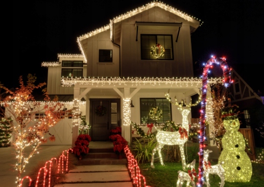 OZDOBA ŚWIĄTECZNA DZWONKI MULTIKOLOR NEON