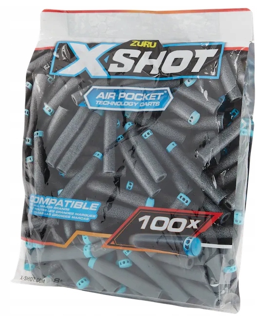 PIANKOWE STRZAŁKI ZURU X-SHOT NERF I INNE 100szt.