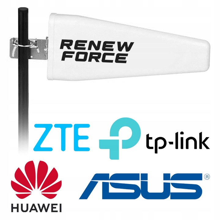 ANTENA ZEWNĘTRZNA DO ROUTERA INTERNETU DUAL 3G 4G 5G LTE ZTE HUAWEI 10m