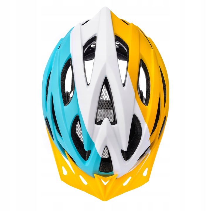 KASK ROWEROWY REGULOWANY METEOR MARVEN S 52-56cm siatka 3-kolorowy AIR FLOW