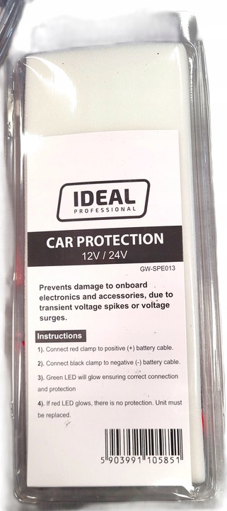 Eliminator przepięć CP12/24V ZABEZPIECZENIE ELEKTRONIKI PRZED SPAWANIEM