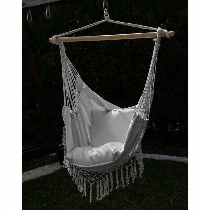 HAMAK - KRZESŁO BRAZYLIJSKIE SZARE GARDLOV