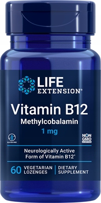 LIFE EXTENSION METYLOKOBALAMINA WITAMINA B12 1000 MCG 60PAS WEGETARIANIE