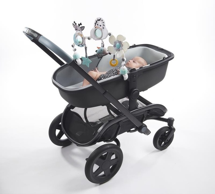 Łuk z zabawkami - Magiczna Kraina - czarno-biały