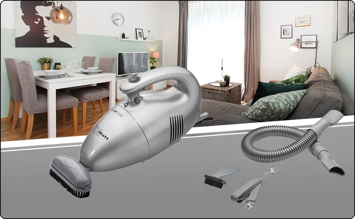 ODKURZACZ SAMOCHODOWY RĘCZNY PRZEWODOWY MOCNY DO DOMU BEZWORKOWY SAMOCHODU