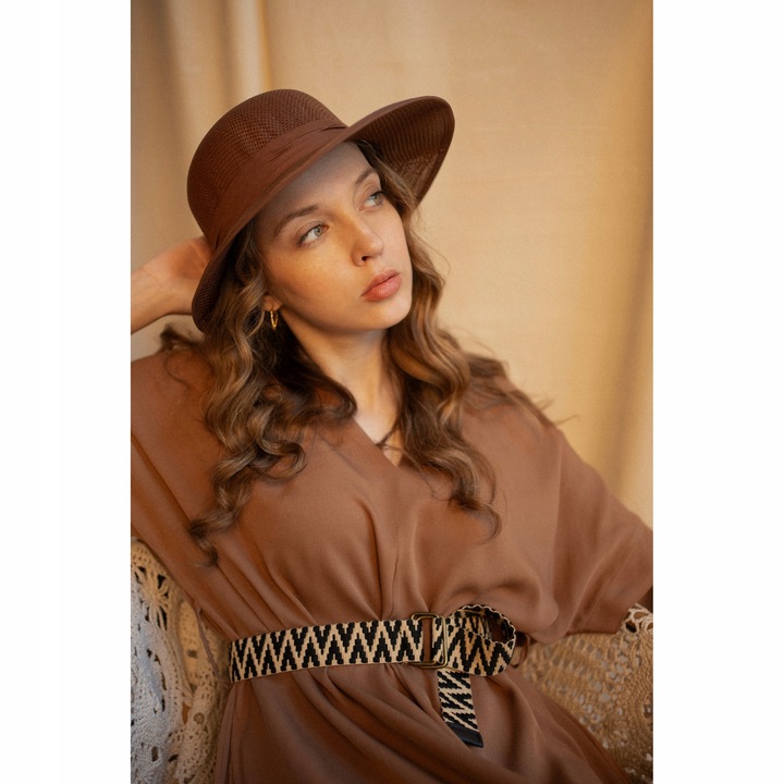 Letni kapelusz Alvora z małym rondem miejski na pielgrzymkę cz24138v1-4