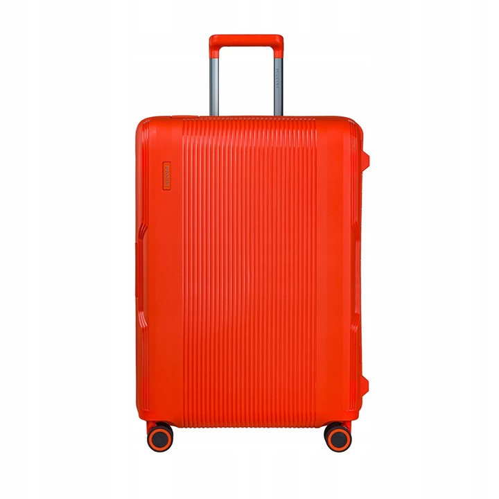 Walizka Średnia Podróżna Twarda Na Kółkach PUCCINI Pomarańczowa PP022B 9