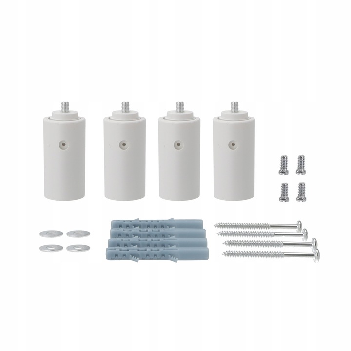 GRZEJNIK ŁAZIENKOWY ELEKTRYCZNY drabinka programator termostat BIAŁY 500W