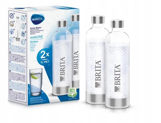 2X BUTELKI ZESTAW BUTELEK BRITA DO SATURATORA SodaOne AKCESORIA DO WODY