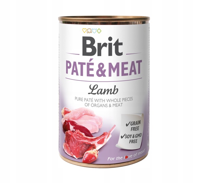 Brit Pate Meat MIX Smaków Mokra Karma dla Psa 12x400g