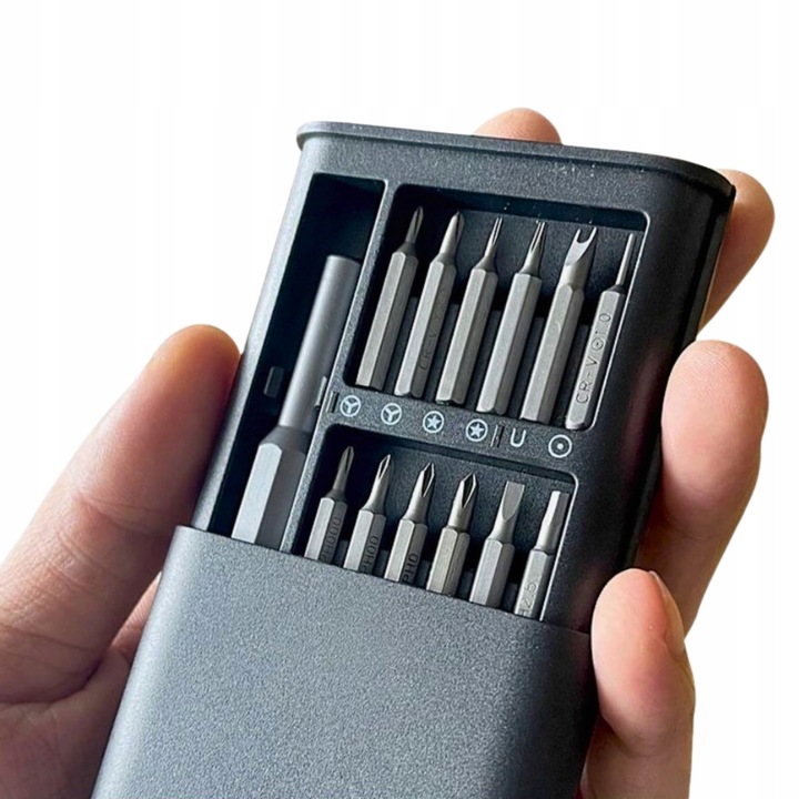 ZESTAW ŚRUBOKRĘTÓW PRECYZYJNYCH GSM TORX 25 W 1 SOLIDNE STALOWE DO TELEFONU