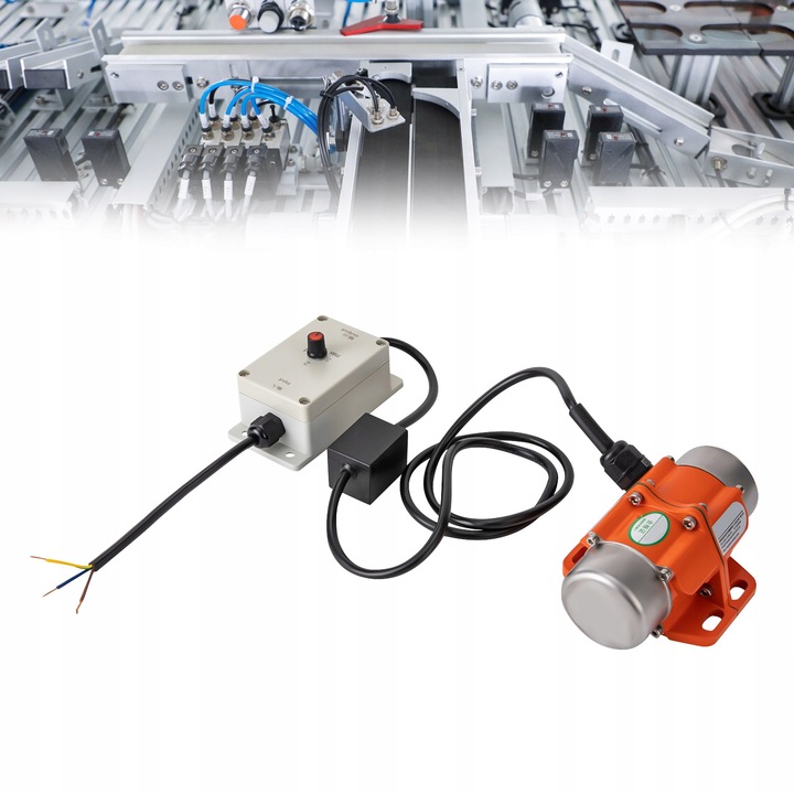 SILNIK WIBRACYJNY 3000 OBR/MIN Z REGULATOREM PRĘDKOŚCI, ELEKTRYCZNY SILNIK