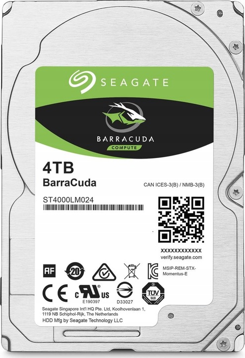 Dysk SEAGATE BarraCuda 2TB HDD ST2000DM008