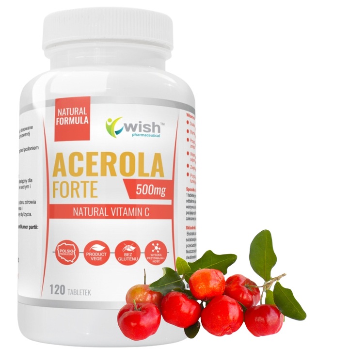 WITAMINA K2 MK-7 z natto +D3 2000IU+ ACEROLA Wit C