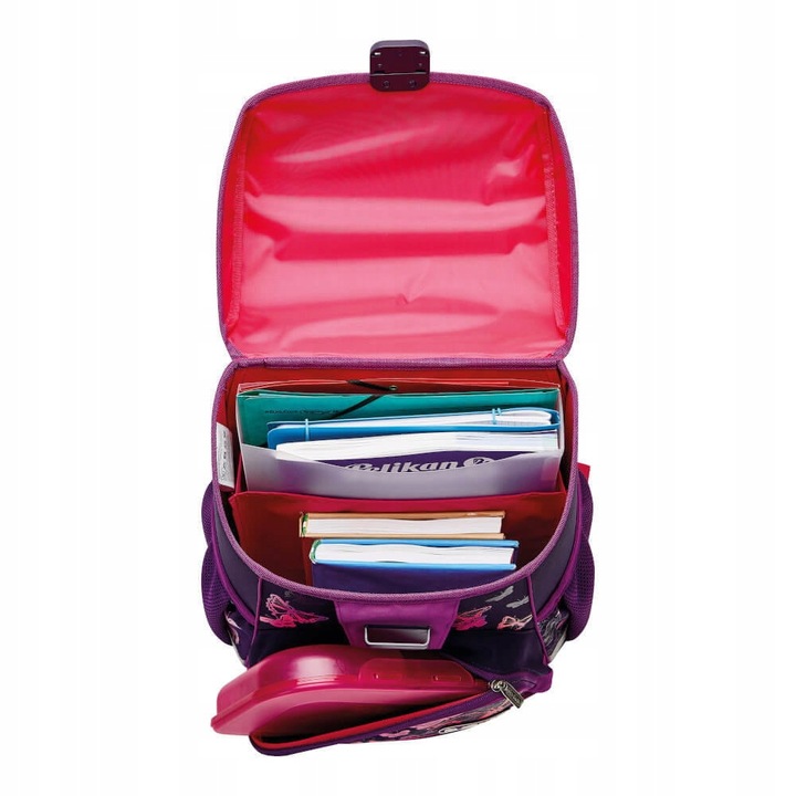 Zestaw tornister LOOP PLUS BUTTERFLIES + 5 ZESZYTÓW