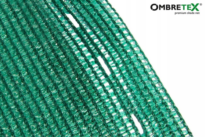 Mata Osłonowa Na Ogrodzenie 1,5x15m 95% Płot Balkon Zielona Siatka Gruba