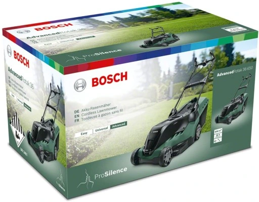 KOSIARKA AKUMULATOROWA BOSCH ADVANCED ROTAK 36V ZESTAW AKUMULATOR 2,0Ah X2