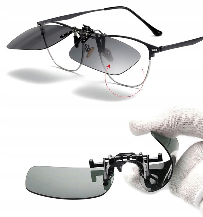 NAKŁADKI NA OKULARY KOREKCYJNE POLARYZACYJNE ITALY