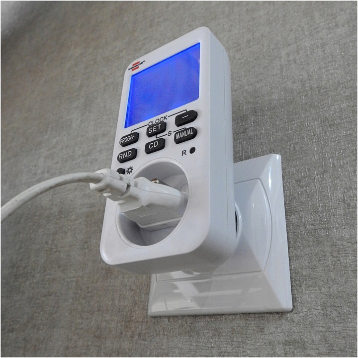 Programator Czasowy z Wyświetlaczem 10 trybów Podświetlenie Pamięć Danych