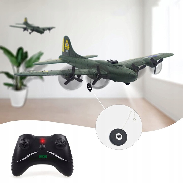 Zdalnie Sterowany Samolot Latający dla Początkujących RC B-17 Bombowiec RTF